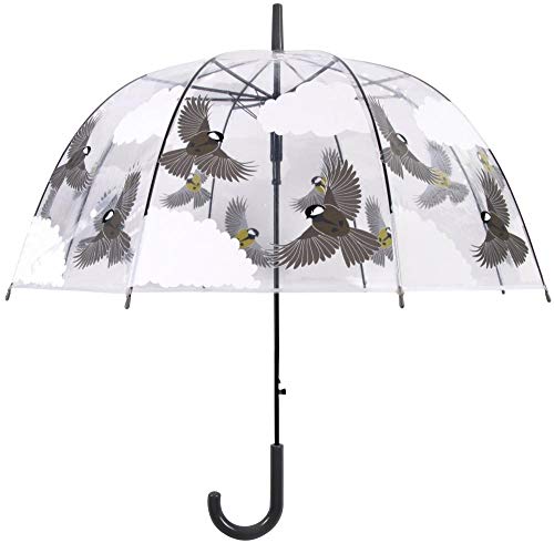 Esschert Design TP274 Regenschirm für Vögel, transparent, braun, weiß von Esschert Design
