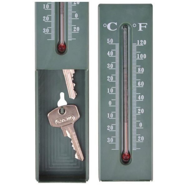 Esschert Design Thermometer mit Schlüsselversteck, Versteck für Sch... Esschert Design Thermometer mit Schlüsselversteck, Versteck für Sch... von Esschert Design