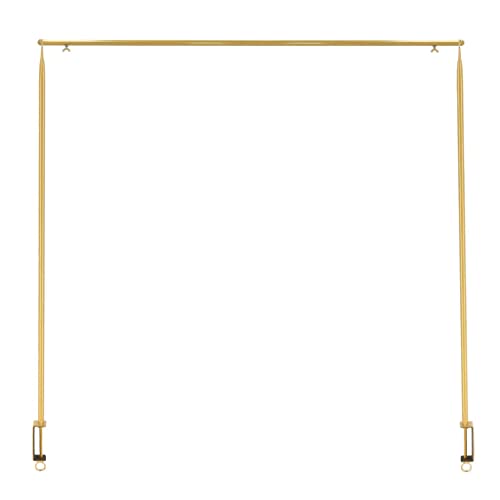 Esschert Design Tisch Deko Stange Klemme Gestell Deko Metall Gold ausziehbar Tafel 117-211 cm von Esschert Design