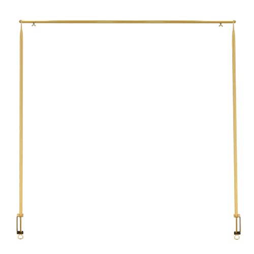 Esschert Design Tisch Deko Stange Klemme Gestell Deko Metall Gold ausziehbar Tafel 117-211 cm von Esschert Design