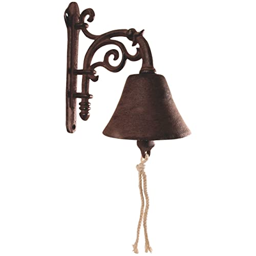 Esschert Design Türglocke Landhaus Gusseisen Blume Lilie antik braun Blickfang Esschert Design Türglocke Landhaus Gusseisen Blume Lilie antik braun Blickfang von Esschert Design