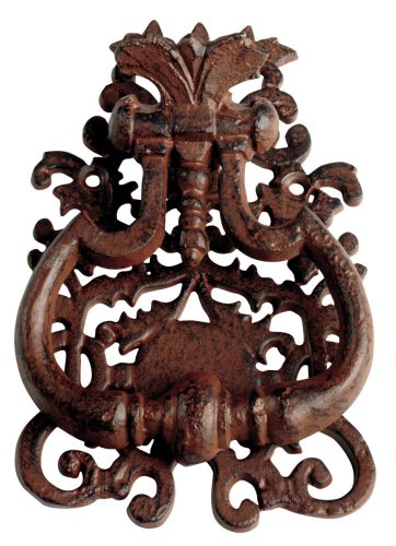 Esschert Design Türklopfer mit klassischem Motiv aus Gusseisen, ca. 13 cm x 3 cm x 19 cm Esschert Design Türklopfer mit klassischem Motiv aus Gusseisen, ca. 13 cm x 3 cm x 19 cm von Esschert Design
