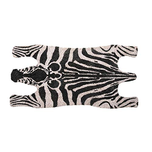 Esschert Design Türmatte mit Zebra-Motiv aus Kokosfasern, Breite 75 x Länge 38 cm, 2 cm dick, Türvorleger, Fußabstreifer, Schuhmatte aus Naturfaser Esschert Design Türmatte mit Zebra-Motiv aus Kokosfasern, Breite 75 x Länge 38 cm, 2 cm dick, Türvorleger, Fußabstreifer, Schuhmatte aus Naturfaser von Esschert Design
