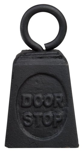 Esschert Design Türstopper, Türpuffer Motiv Gewicht, ca. 6,8 cm x 6,8 cm x 13 cm von Esschert Design