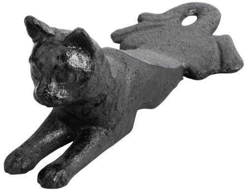 Esschert Design Türstopper, Türpuffer Motiv Katze aus Gusseisen, ca. 17 cm x 8 cm x 6,8 cm von Esschert Design
