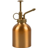 Esschert Design Verkupferter Pflanzensprüher aus Aluminium, verkupferte Gold-Optik, 9 x 7,4 x 17,2 cm, mit Tragering von Esschert Design