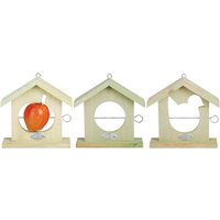 Esschert Design Vogelfutterhaus mit Dach, verschiedene Motive, Holz, ca. 19 x 5,8 x 20 cm, sortiert von Esschert Design