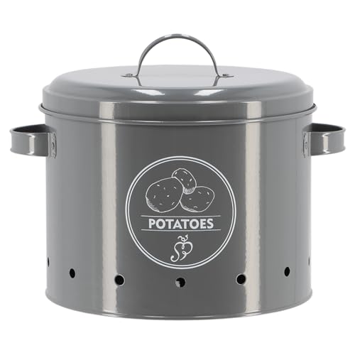 Esschert Design Vorratsdose Kartoffeln Anthrazit Dose grau Kartoffeltopf Küche Esschert Design Vorratsdose Kartoffeln Anthrazit Dose grau Kartoffeltopf Küche von Esschert Design