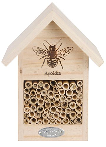 Esschert Design WA38 Bienenhaus mit Strichzeichnung, braun von Esschert Design