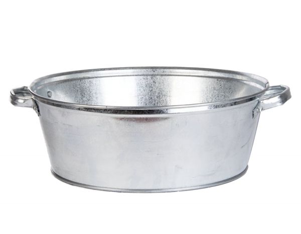 Esschert Design Zinkwanne 42x36x13cm, 8,7 Liter, rund, Dekowanne, P... von Esschert Design