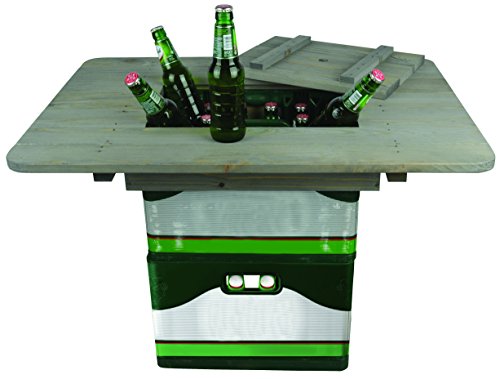 Esschert Design Bierkistentisch aus Kiefernholz, 78 x 57,4 x 11 cm, Partyzubehör, Party-Gartentisch von Esschert Design