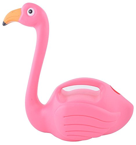 Esschert Design Flamingo Gießkanne aus HDPE, 28,6 x 14,4 x 30,1 cm von Esschert Design