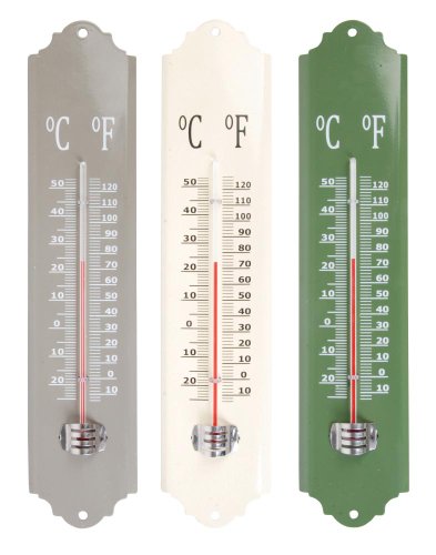 Esschert EL026 design Thermometer Metall sortiert, 7 x 30 x 1 cm von Esschert Design