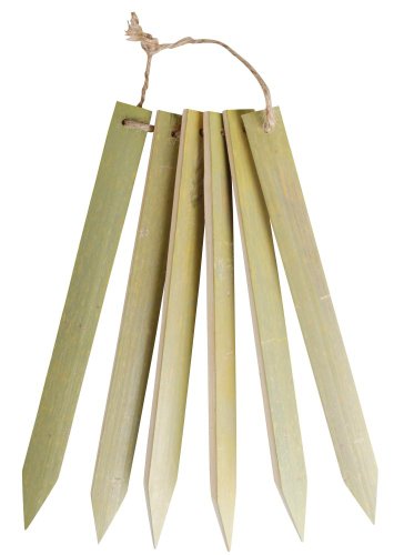 Esschert Pflanzenschilder, Pflanzenstecker, Stecketiketten, Kräuterstecker 6er-Set aus Bambus, ca. 1,8 cm x 20 cm Esschert Pflanzenschilder, Pflanzenstecker, Stecketiketten, Kräuterstecker 6er-Set aus Bambus, ca. 1,8 cm x 20 cm von Esschert Design
