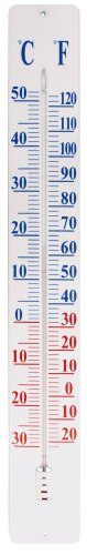 Esschert TH9 Design, Außenthermometer 90 cm, Kunststoff, 90 x 12 x 2 cm von Esschert Design