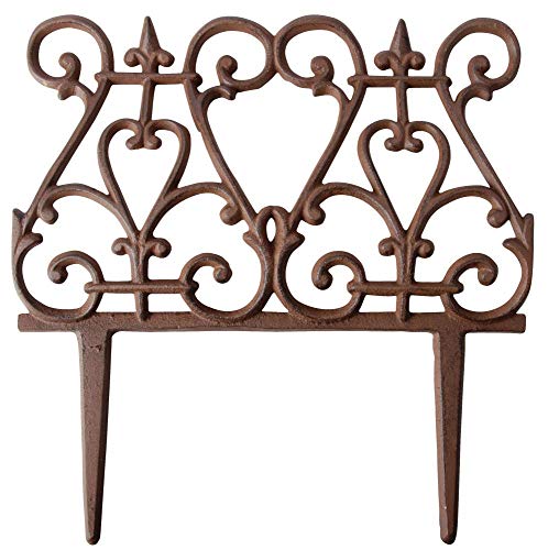 Gusseiserner Beetzaun La Vendee Gusseiserner Beetzaun La Vendee von Esschert Design