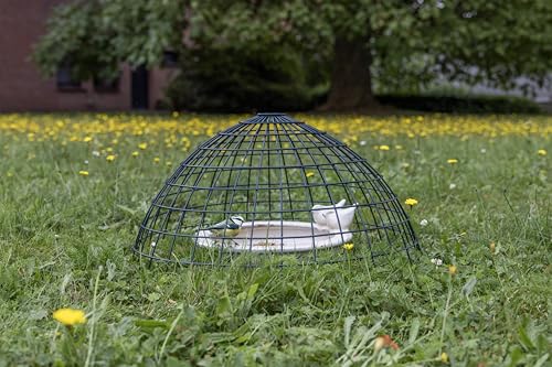 Vogelfutterstation für den Garten, Schutzkuppel, Metalldraht, Käfig mit Erdspießen, Schwarz Vogelfutterstation für den Garten, Schutzkuppel, Metalldraht, Käfig mit Erdspießen, Schwarz von Esschert Design