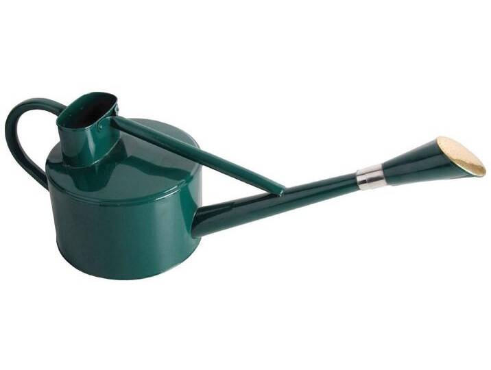 esschert design Gießkanne (Set, 2-tlg), Handliche Wasserkanne, Fassungsvermögen 5 Liter, grün, 2 tlg. von Esschert-Design