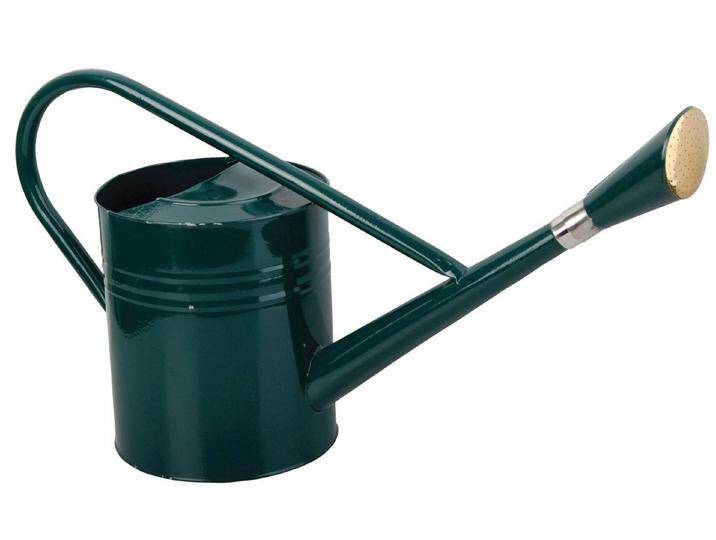 esschert design Gießkanne (Set, 2-tlg), Wasserkanne, Fassungsvermögen 7.5 Liter, grün, 2 tlg. von Esschert-Design