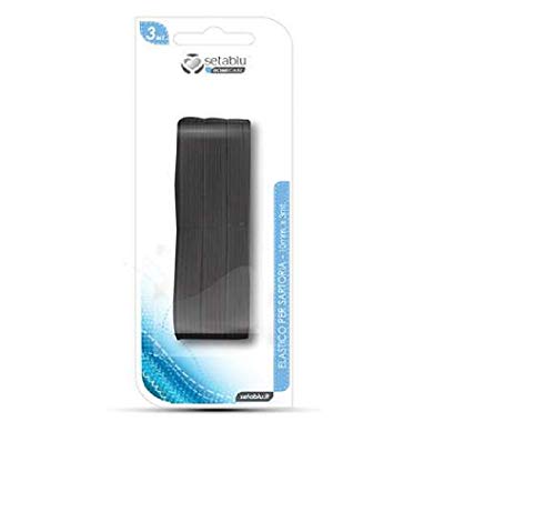 Esseci Italia L.Elastische Naht Schwarz 10 mm x 3 m 57927, 10mmx3mt von Esseci Italia