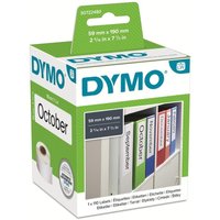 DYMO® Original Etikett für LabelWriter™ 59mm x 190mm - weiß für Ordner breit, permanent haftend, 1 x 110 Etiketten) von Dymo