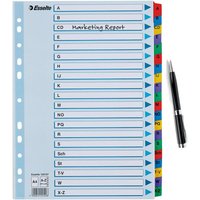 Esselte Ordnerregister Vollformat A-Z farbig - 20-teilig von Esselte