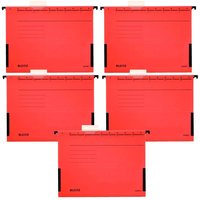 LEITZ Hängetasche ALPHA 1986 rot - 5 Stück von Esselte-Leitz