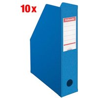 10 Esselte Stehsammler 56005 blau Kunststoff, DIN A4 von Esselte