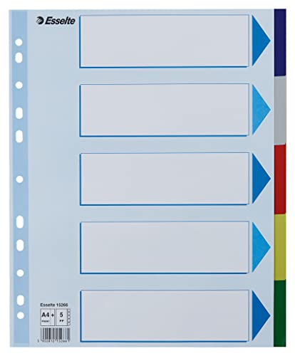 Esselte PPL-Zwischenschicht 5 farbige Tasten - f.to A4 Maxi - 15266 Esselte PPL-Zwischenschicht 5 farbige Tasten - f.to A4 Maxi - 15266 von Esselte