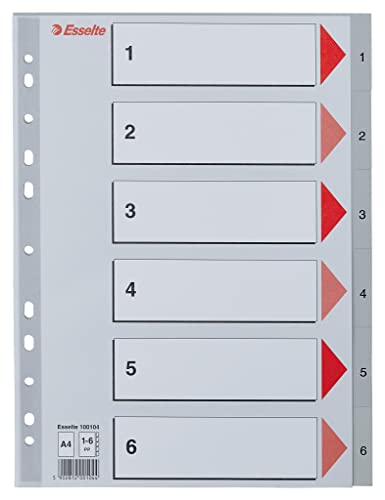 Esselte Adressbuch PPL Numerische 1-6 - f.to A4-100104 von Esselte