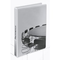 Esselte Präsentationsringbücher 2-Ringe DIN A4 3.8 cm weiß von Esselte