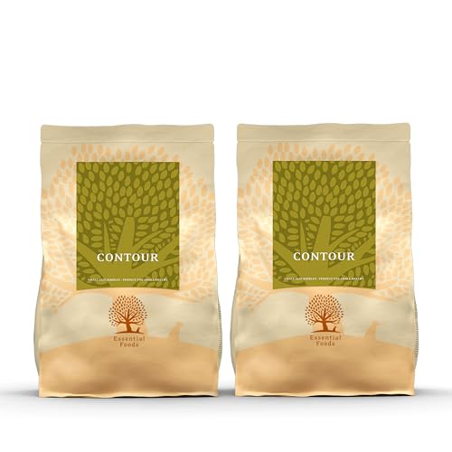 Essential Contour 2 x 2,5 kg | Huhn, Ente, Lachs & Forelle | Getreidefrei Hundefutter für kastrierte oder zu Übergewicht neigende Hunde | hoher Fleischanteil | nach dem BOF-Prinzip Essential Contour 2 x 2,5 kg | Huhn, Ente, Lachs & Forelle | Getreidefrei Hundefutter für kastrierte oder zu Übergewicht neigende Hunde | hoher Fleischanteil | nach dem BOF-Prinzip von Essential Foods