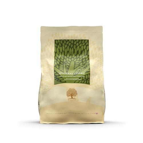 Essential Eternal Living 2,5 kg | Eier, brauner Reis & Ackerbohnen | Getreidefrei Hundefutter für kleine Hunde mit empfindlichem Magen oder Allergien | OVO-vegan | nach dem BOF-Prinzip von Essential Foods