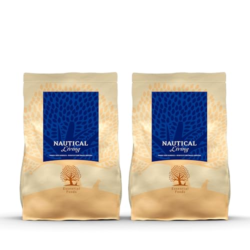 Essential Nautical Living 2 × 2,5 kg | Getreidefrei Hundetrockenfutter mit Lachs, Dorsch & Forelle | BOF genehmigt & hundefutter mit hohem Fischanteil | sensibles premiumfutter von Essential Foods