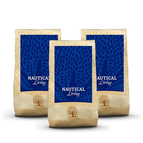 Essential Nautical Living 3 x 10 kg | Getreidefrei Hundetrockenfutter mit Lachs, Forelle & Dorsch | BOF genehmigt & hundefutter mit hohem fleischanteil | maritimes trockenfutter für Hunde Essential Nautical Living 3 x 10 kg | Getreidefrei Hundetrockenfutter mit Lachs, Forelle & Dorsch | BOF genehmigt & hundefutter mit hohem fleischanteil | maritimes trockenfutter für Hunde von Essential Foods