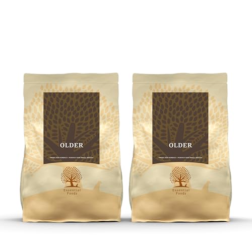 Essential Older 2 x 2,5 kg | Huhn, Ente, Lachs & Forelle | Getreidefrei Hundefutter für Senior Hunde | hoher Fleischanteil | nach dem BOF-Prinzip von Essential Foods
