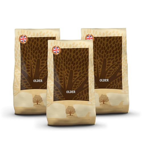 Essential Older 3 x 10 kg | Huhn, Ente, Lachs & Forelle | Getreidefreies Premium Hundefutter für Senior Hunde | hoher Fleischanteil | nach dem BOF-Prinzip Essential Older 3 x 10 kg | Huhn, Ente, Lachs & Forelle | Getreidefreies Premium Hundefutter für Senior Hunde | hoher Fleischanteil | nach dem BOF-Prinzip von Essential Foods