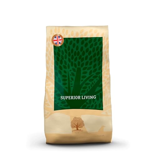 Essential Superior Living 10 kg | Huhn, Ente, Lachs & Forelle | Getreidefrei Hundefutter für alle Rassen | proteinreich | nach dem BOF-Prinzip von Essential Foods