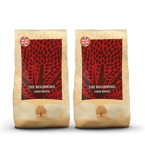 Essential The Beginning Large Breed 2 x 10 kg | Huhn, Ente, Lachs & Forelle | Getreidefrei Welpenfutter für große Hunde über 15 kg | hoher Fleischanteil | nach dem BOF-Prinzip Essential The Beginning Large Breed 2 x 10 kg | Huhn, Ente, Lachs & Forelle | Getreidefrei Welpenfutter für große Hunde über 15 kg | hoher Fleischanteil | nach dem BOF-Prinzip von Essential Foods