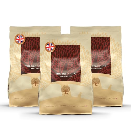 Essential The Beginning Large Breed 3 x 2,5 kg | Huhn, Ente, Lachs & Forelle | Getreidefrei Welpenfutter für große Hunde über 15 kg | hoher Fleischanteil | nach dem BOF-Prinzip Essential The Beginning Large Breed 3 x 2,5 kg | Huhn, Ente, Lachs & Forelle | Getreidefrei Welpenfutter für große Hunde über 15 kg | hoher Fleischanteil | nach dem BOF-Prinzip von Essential Foods