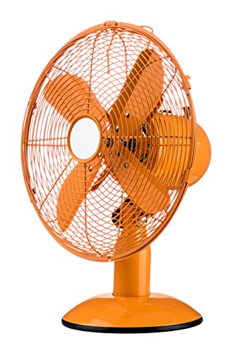 Essentials by Premier - Tischventilator - Orange - DREI Geschwindigkeitsstufen von Premier