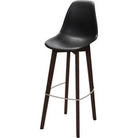 Essentials Barhocker "Keeve", ohne Armlehne, Birkenholzgestell, mit Sitzfläche aus Kunststoff von Essentials