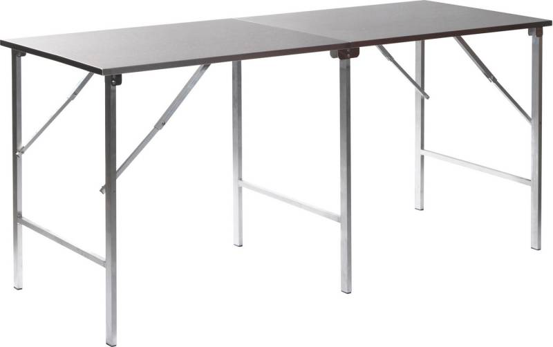 Essentials Klapptisch Edelstahl Arbeitstisch (Packung, 1-St), aufklappbar 200x80x90 cm (BxTxH), 23100 von Essentials