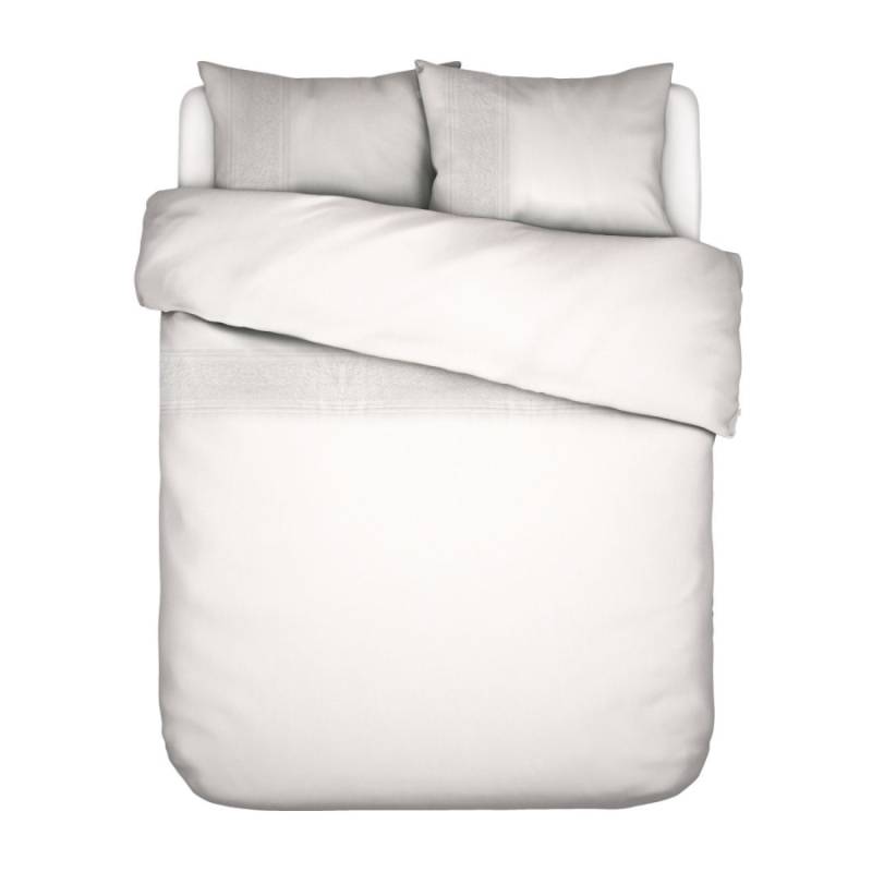 ESSENZA May Bettwäsche-Set - white - 200x200 / 2x80x80 cm von Essenza