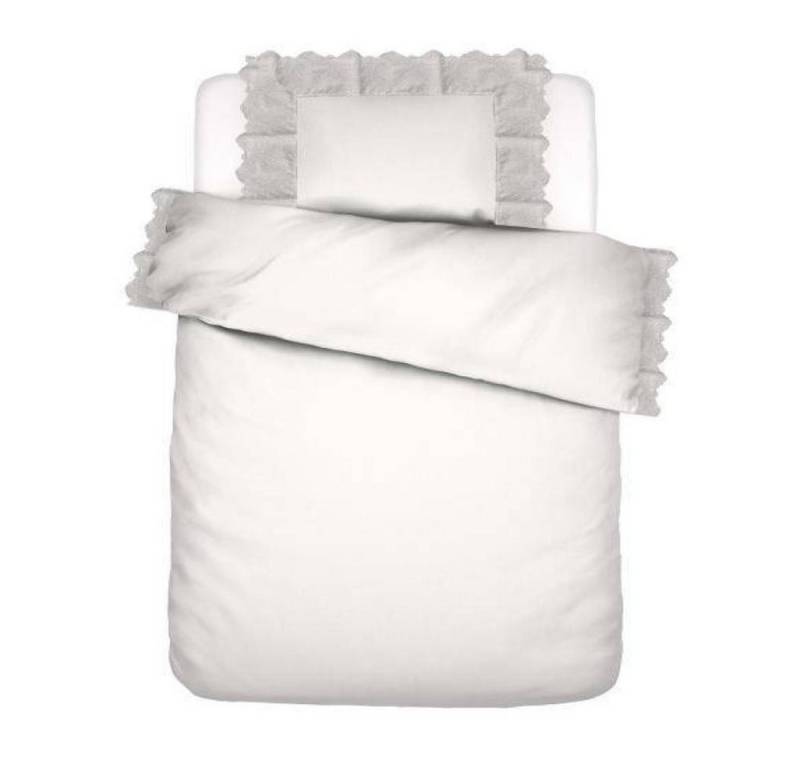 Essenza Bettwäsche Maen in White 135 x 200 cm + 80 x 80 cm, Baumwolle, 2 teilig Essenza Bettwäsche Maen in White 135 x 200 cm + 80 x 80 cm, Baumwolle, 2 teilig von Essenza