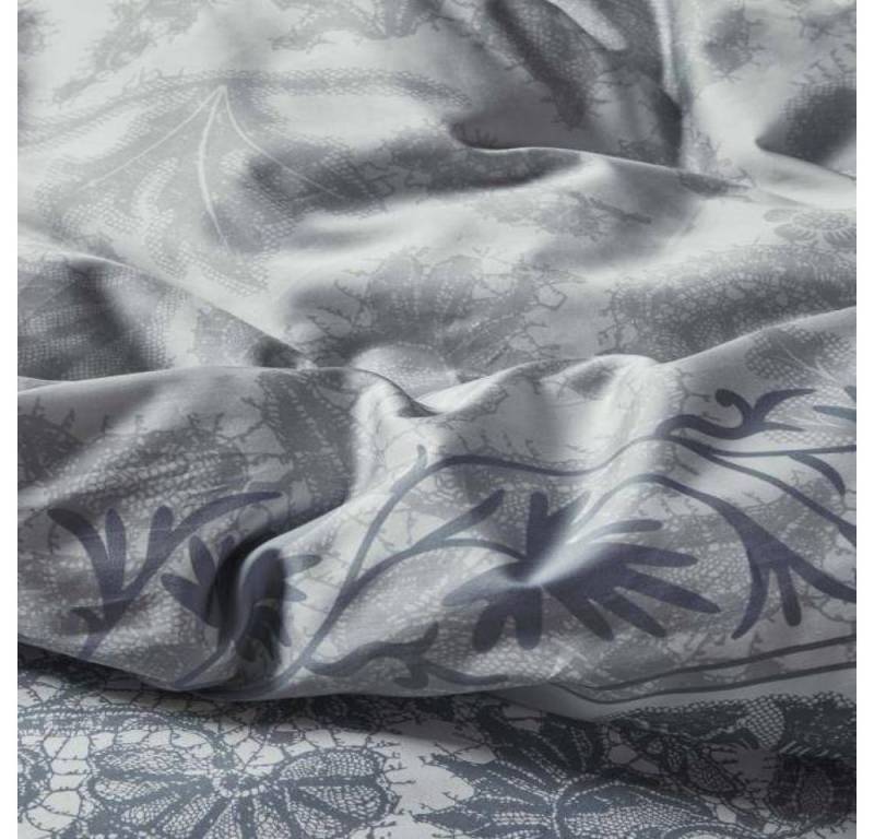 Essenza Bettwäsche Maere Hazy Blue 135 x 200 cm, Satin, 2 teilig von Essenza