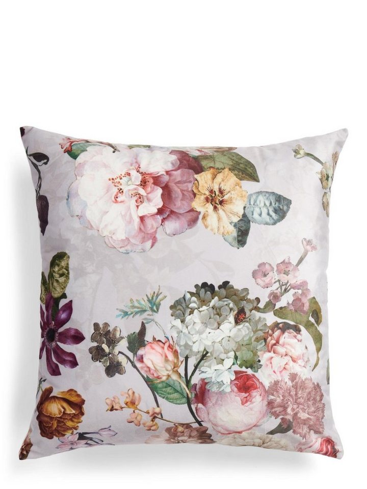 Essenza Dekokissen Fleur, aus weichem Samt mit Blumenprint von Essenza