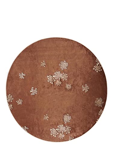 ESSENZA Teppich Lauren Cinnamon, Ø 180 cm - 60% Polyester, 30% thermoplastischesPolyurethan, 10% Baumwolle - Blumen ESSENZA Teppich Lauren Cinnamon, Ø 180 cm - 60% Polyester, 30% thermoplastischesPolyurethan, 10% Baumwolle - Blumen von ESSENZA