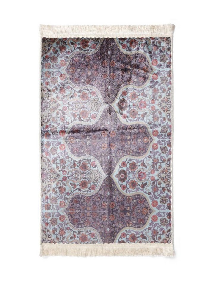 Teppich Giulia, Essenza, rechteckig, Höhe: 6 mm, sehr weicher Flor, mit Fransen von Essenza