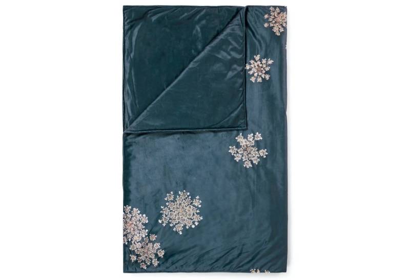 Wohndecke Tagesdecke Lauren Indigo Blue, Essenza, Wohndecke, Steppdecke, Überwurf, Quilt von Essenza
